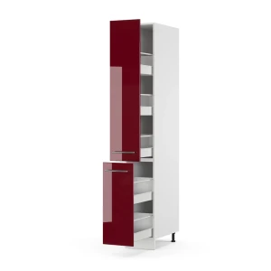 Apothekerschrank Fame-Line Bordeaux Hochglanz 30 cm livinity®