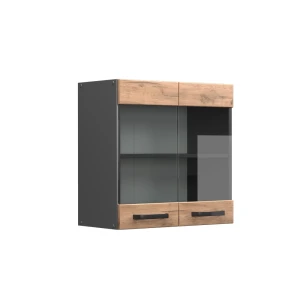 Køkkenskab med glas R-Line Gold power oak 60 cm Vicco