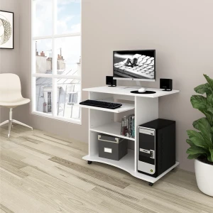 Schreibtisch Harm Weiß 80 x 50 cm livinity®