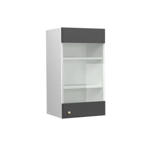 Armoire en verre Fame-Line Anthracite-or 40cm Vicco