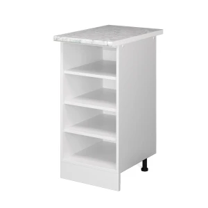 Küchenregal R-Line Weiß 40 cm , AP Marmor livinity®
