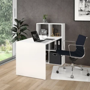 Schreibtisch Emir Weiß 72 x 143.8 cm livinity®