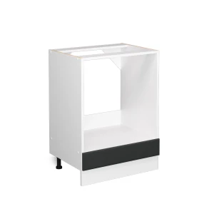 Mobile per forno da incasso R-Line Antracite rustico 60 cm senza piano di lavoro Vicco