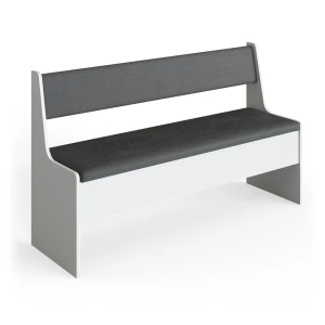 Spisestue-hjørnebænk Roman Hvid 41.5 x 136.6 cm Vicco