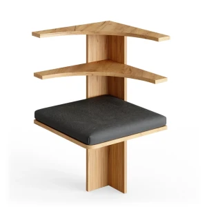 Spisestue-hjørnebænk Roman Gold power oak 43.5 x 43.5 cm Vicco