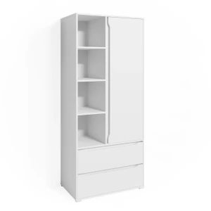 Tøjskab Ruben Hvid 80 x 189.9 cm Vicco