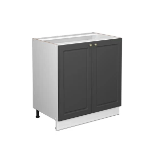 Midt skab Fame-Line Antracit-guld 80 x 82 cm med hylde, uden bordplade Vicco