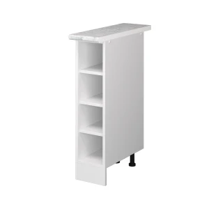 Hyldeunderskab R-Line Hvid 20 cm med åbne hylder, med bordplade Vicco