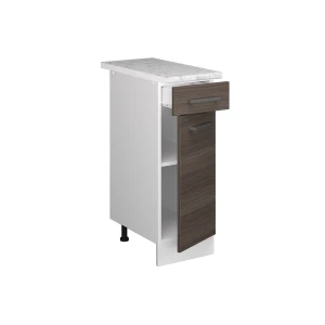 Küchenunterschrank R-Line Edelgrau 30 cm , AP Marmor livinity®