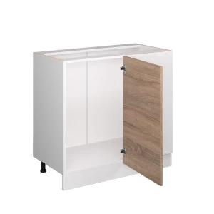 Eckunterschrank R-Line Sonoma 86 cm ohne Arbeitsplatte livinity®