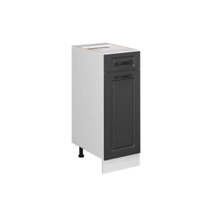 Køkkenskab R-Line Antracit landhus 30 cm uden bordplade Vicco