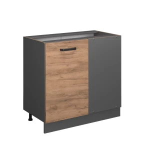 Hjørneskab R-Line Gold power oak 86 cm uden bordplade Vicco