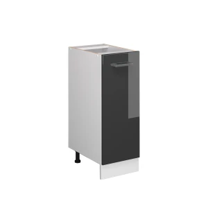 Universal underskab R-Line Antracit højglans 30 cm med dør, uden bordplade Vicco