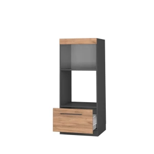 Mikrowellenschrank Fame-Line Goldkraft Eiche 60 cm offen livinity®