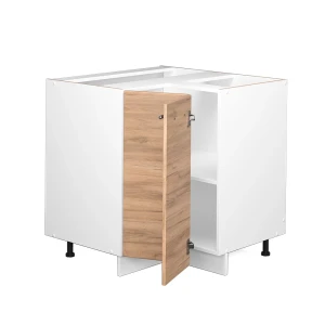 Eckunterschrank Fame-Line Goldkraft Eiche 80.5 cm ohne Arbeitsplatte livinity®