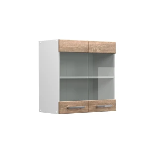 Køkkenskab med glas R-Line Sonoma 60 cm Vicco
