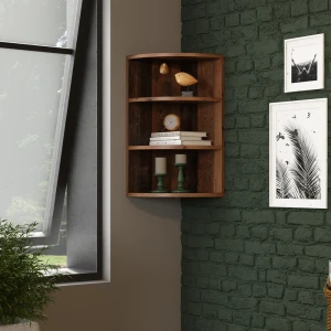 Eckregal Ecki Antikholz 30 x 60 cm livinity®