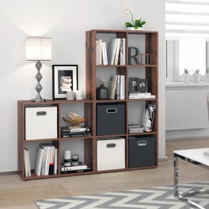 Raumteiler Scutum Antikholz 143 x 72 cm livinity®