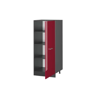 Vorratsschrank R-Line Rot Hochglanz 60 cm livinity®