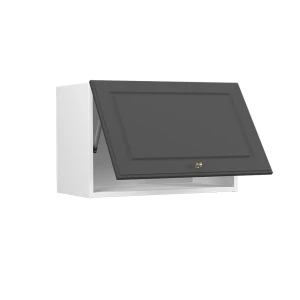 Hängeschrank Fame-Line Anthrazit-Gold 60 cm Flach livinity®