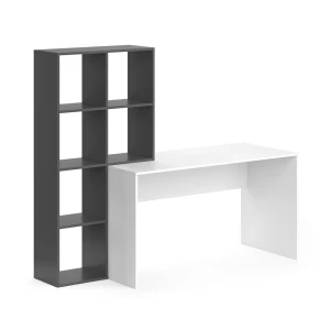 Skrivebord Mara Hvid/antracit 166.8 x 59 cm Vicco