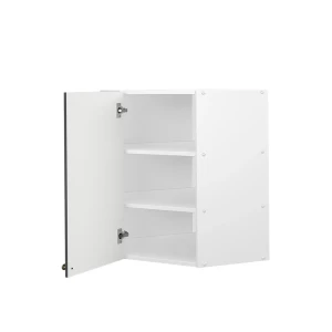 Eckhängeschrank Fame-Line Anthrazit-Gold 57 cm livinity®