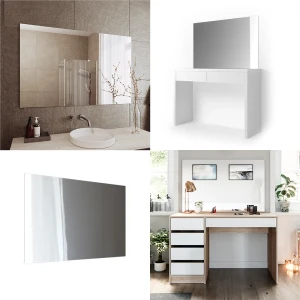 Badezimmerspiegel Viola Weiß 111 x 70 cm Vicco