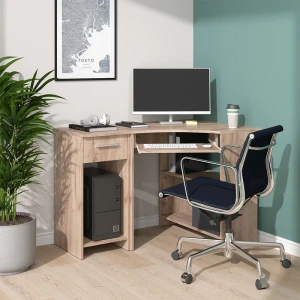Eckschreibtisch Odin Sonoma 83 x 76 cm livinity®