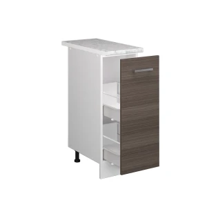 Apothekerschrank R-Line Edelgrau 30 cm , AP Marmor livinity®