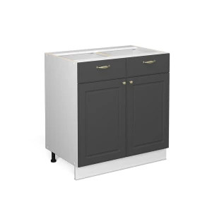 Badeværelsesskab Fame-Line Antracit-guld 80 x 82 cm uden bordplade Vicco
