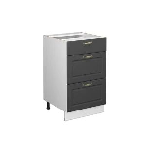 Badeværelsesskab Fame-Line Antracit-guld 50 x 82 cm uden bordplade Vicco