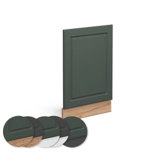 Frontblende Fame-Line Grün-Gold Landhaus 45 cm ohne Arbeitsplatte livinity®