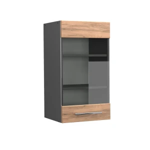 Køkkenskab med glas Fame-Line Gold power oak 40 cm Vicco