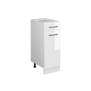 Universal underskab R-Line Hvid højglans 30 cm med skuffe, uden bordplade Vicco