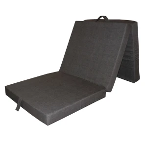 Faltmatratze  Anthrazit 190 x 70 cm Vitalispa