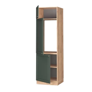 Kühlumbauschrank Fame-Line Grün-Gold Landhaus 60 cm livinity®