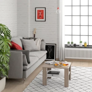 Couchtisch Homer Sonoma 60 x 60 cm livinity®