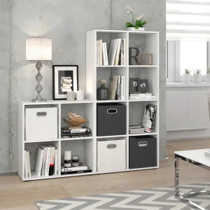 Raumteiler Scutum Weiß 143 x 72 cm livinity®