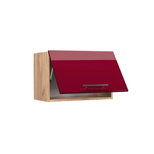 Hängeschrank Fame-Line Bordeaux Hochglanz 60 cm Flach livinity®
