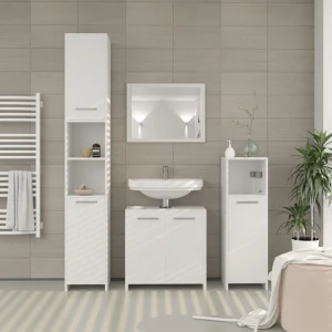 Waschbeckenunterschrank Kiko Weiß 58 x 60 cm livinity®