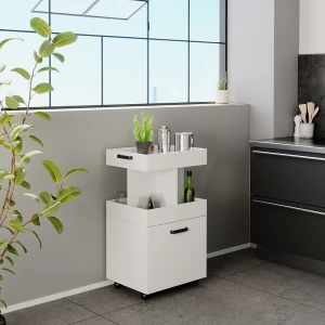 Rollcontainer Kamber Weiß 50 x 88.6 cm livinity®