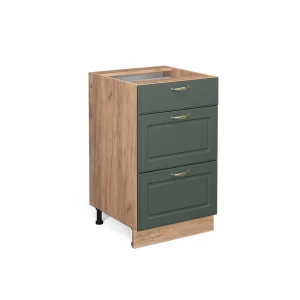 Køkkenskab Fame-Line Grøn guld Country 50 cm uden bordplade Vicco