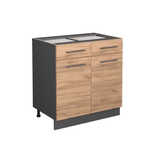Køkkenskab Fame-Line Gold power oak 80 cm uden bordplade Vicco