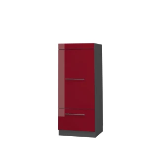 Mikrowellenschrank Fame-Line Bordeaux Hochglanz 60 cm Vicco