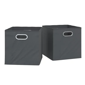 Foldningsboks  Antracit 30 x 30 cm Sæt med 2 stk. Vicco