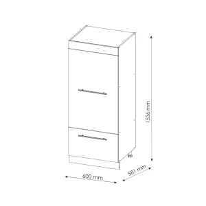 Mikrowellenschrank Fame-Line Goldkraft Eiche 60 cm Vicco