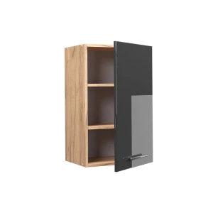 Hängeschrank Fame-Line Anthrazit Hochglanz 45 cm livinity®