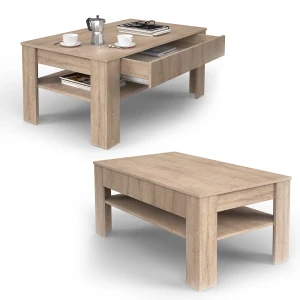 Sofabord Milan Sonoma 92.2 x 65 cm Vicco
