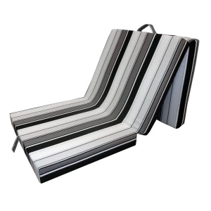 Foldemadras  Sort 190 x 70 cm Vitalispa