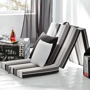 Faltmatratze  Schwarz 190 x 70 cm livinity®